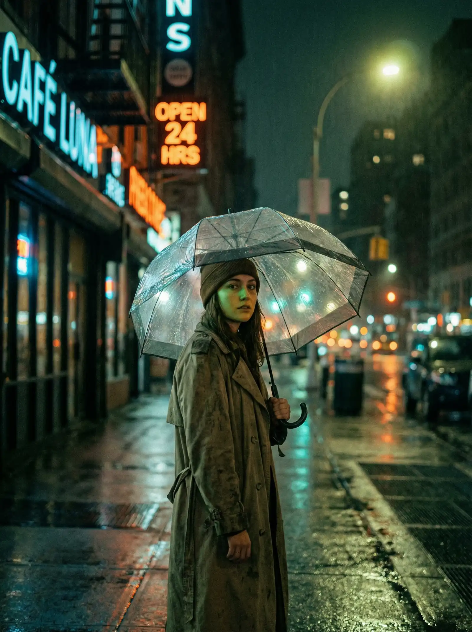 韩国女主播 本周佳作 - 雨夜独行